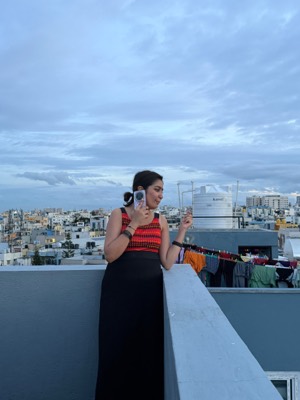Rooftop portrait