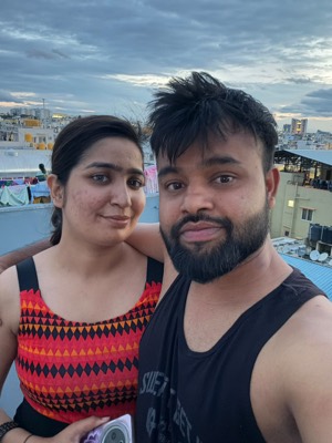 Rooftop selfie